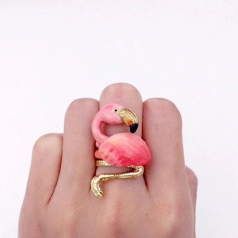 Mary Lou Flamingo Ring