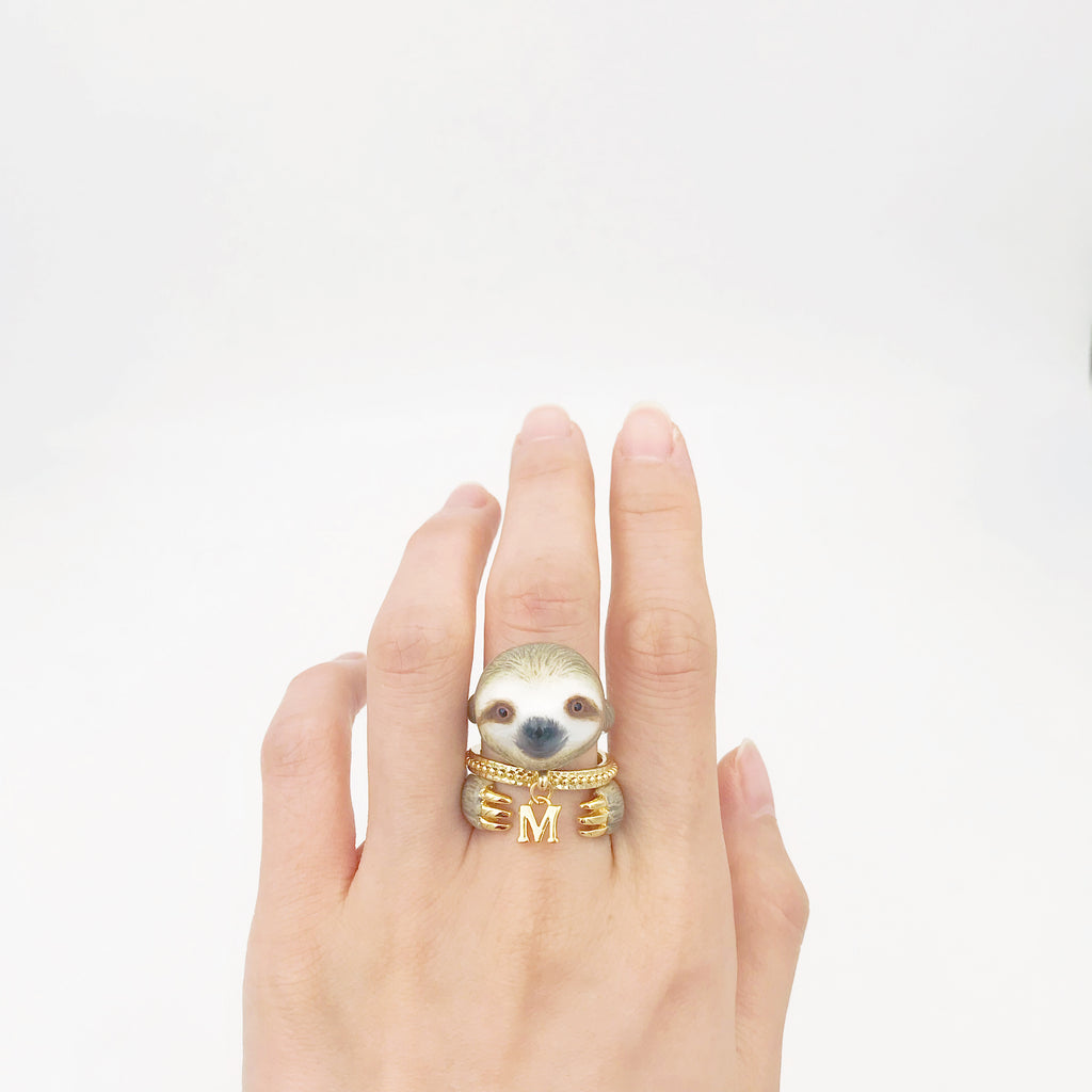 Mary Lou Personailzed Initial Ring - MaryLouStore