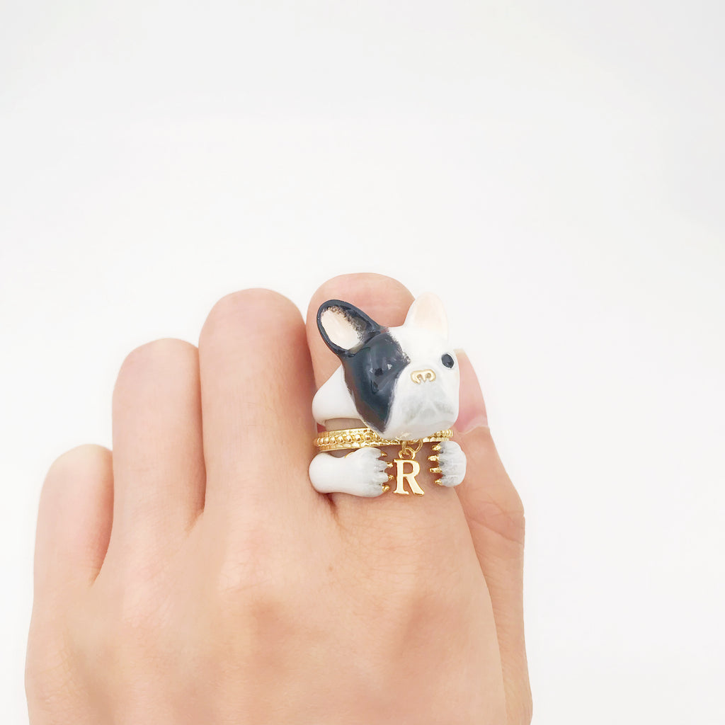 Mary Lou Personailzed Initial Ring - MaryLouStore