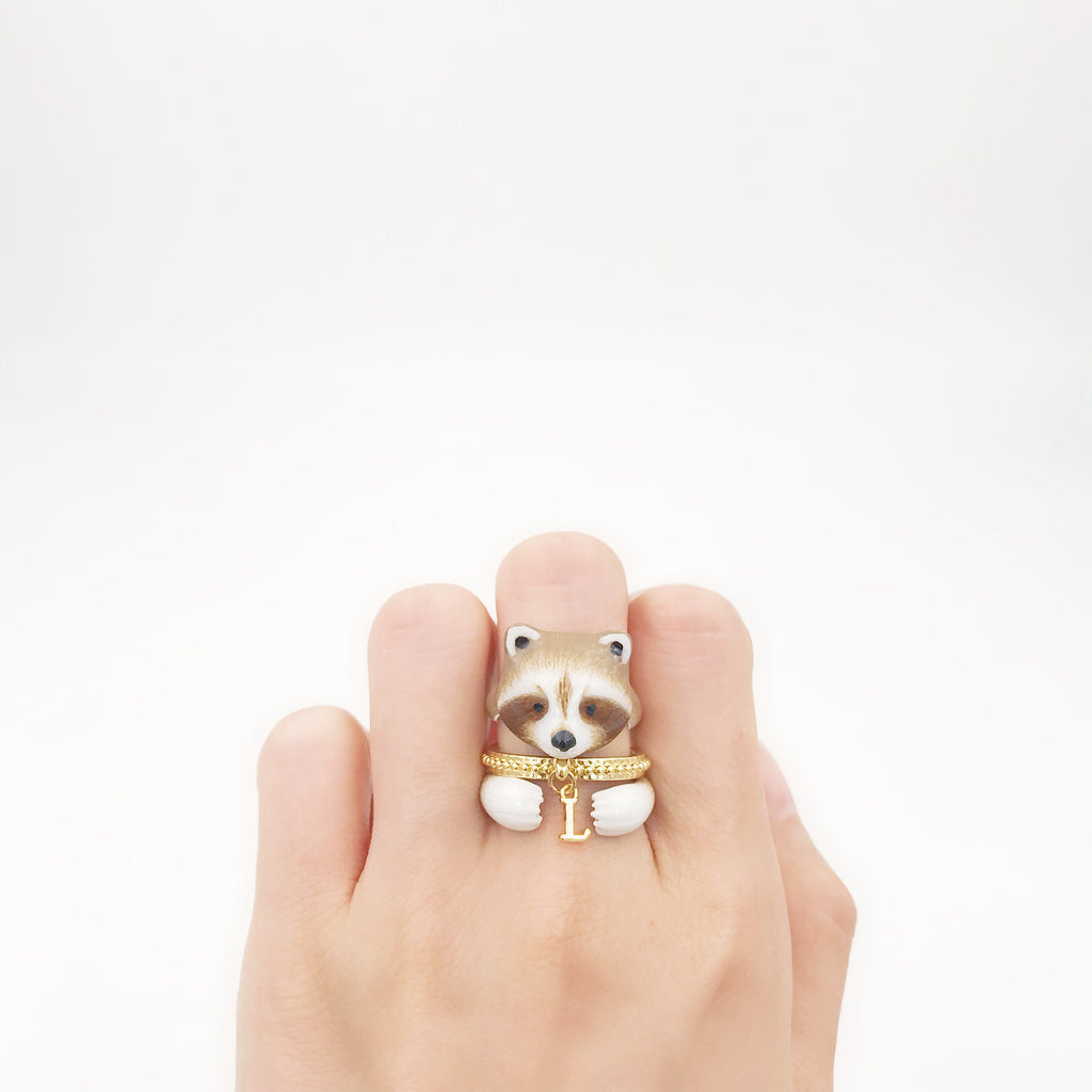 Mary Lou Personailzed Initial Ring - MaryLouStore