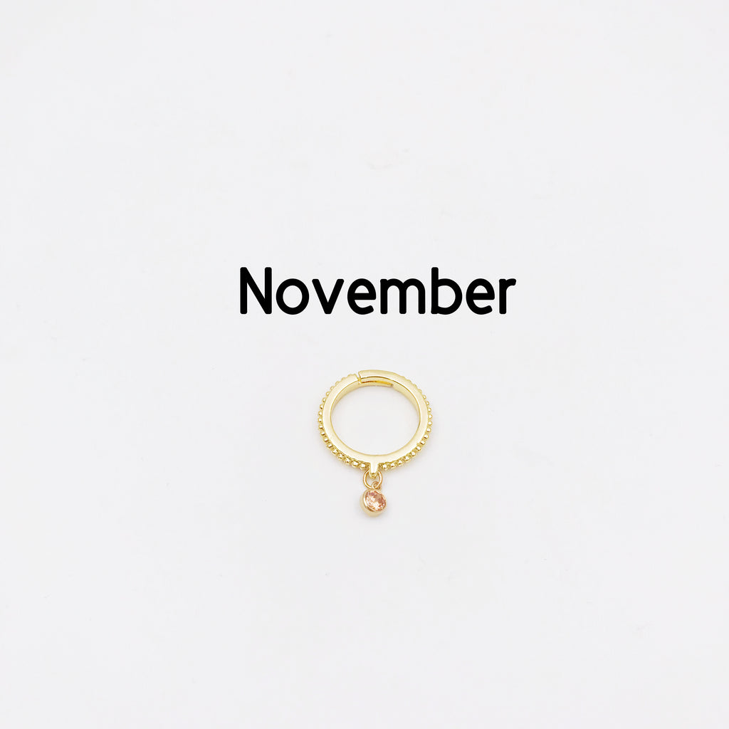 Mary Lou Birth Stone Ring - MaryLouStore