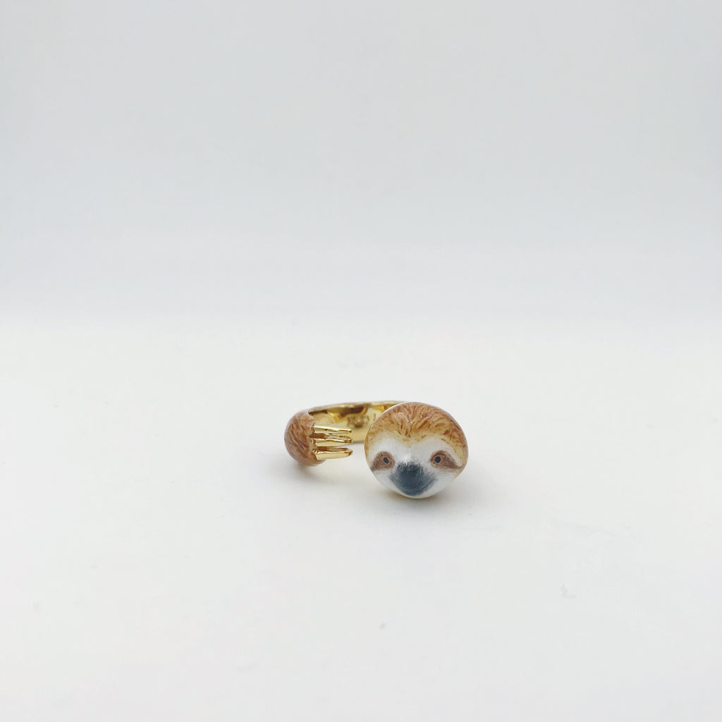 Mary Lou Orange Sloth Ring - MaryLouStore
