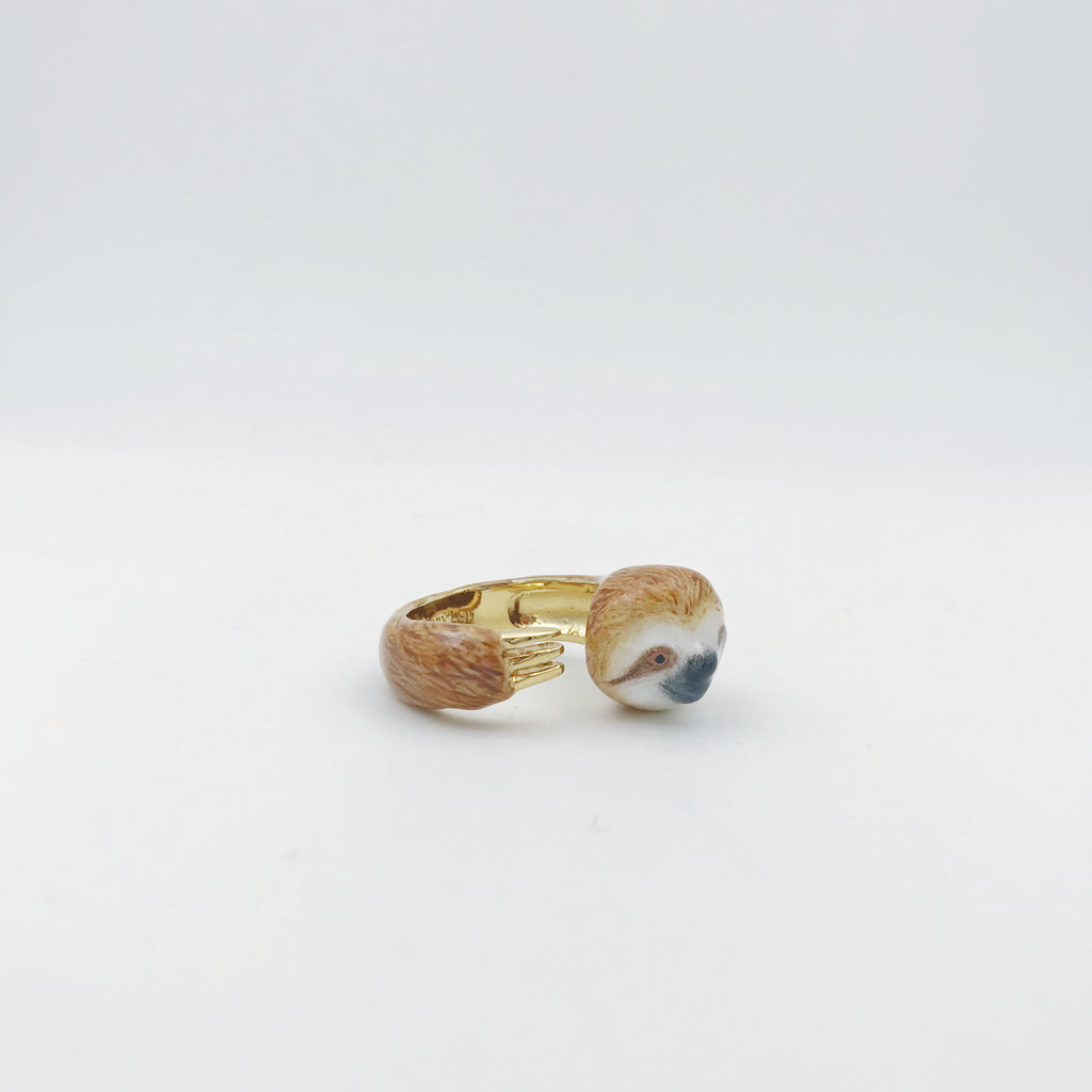 Mary Lou Orange Sloth Ring - MaryLouStore