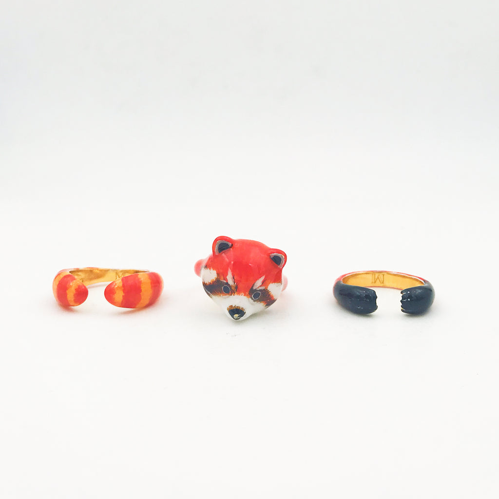 Mary Lou Red Panda Ring - MaryLouStore