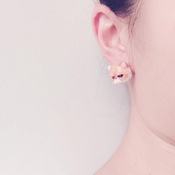 Mary Lou Persian Cat Earrings - MaryLouStore