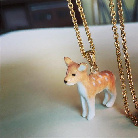 Mary Lou Deer Necklace - MaryLouStore