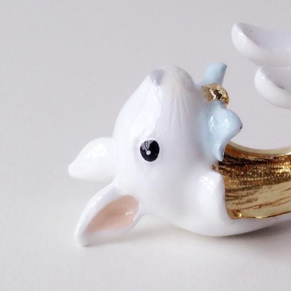 Mary Lou Bow Rabbit Ring - MaryLouStore
