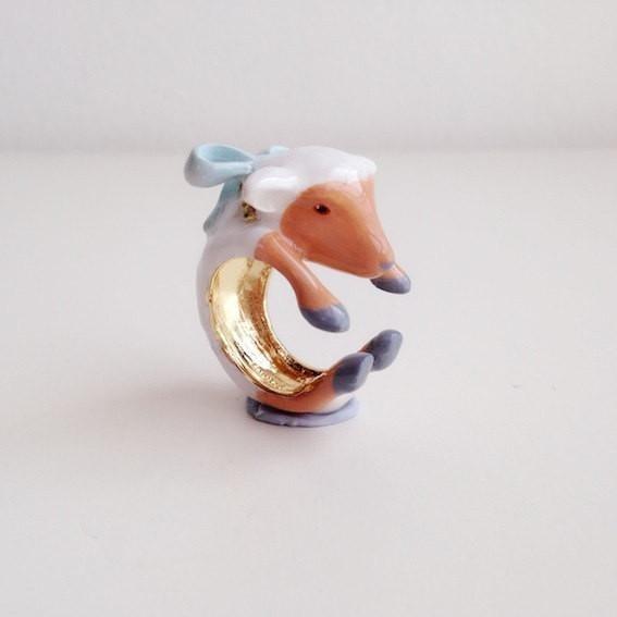 Mary Lou Ribbon Sheep Ring - MaryLouStore