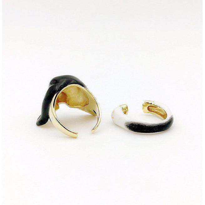 Mary Lou Black Basset hound Ring - MaryLouStore