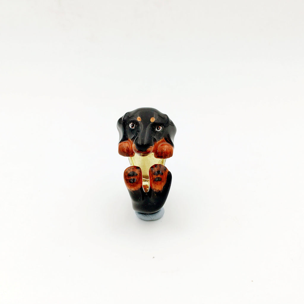 Mary Lou Black Dachshund Ring - MaryLouStore