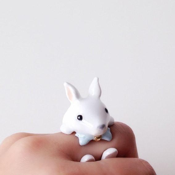 Mary Lou Bow Rabbit Ring - MaryLouStore
