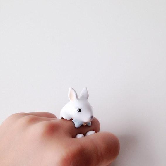 Mary Lou Bow Rabbit Ring - MaryLouStore
