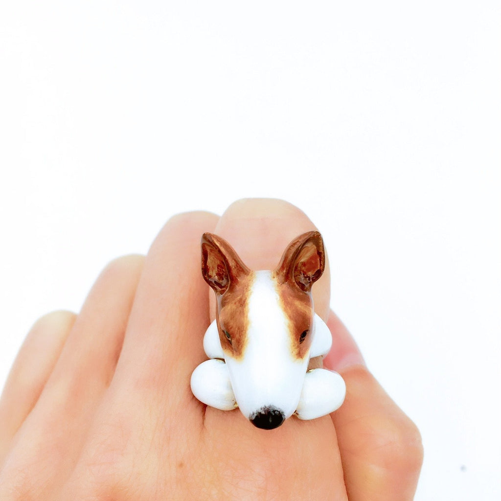 Mary Lou Brown Bull Terrier Ring - MaryLouStore