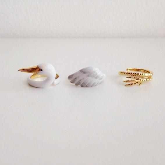 Mary Lou Crane Ring - MaryLouStore