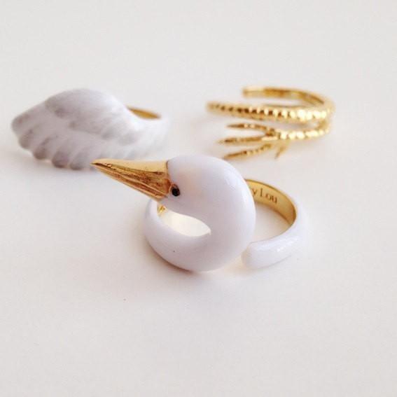 Mary Lou Crane Ring - MaryLouStore