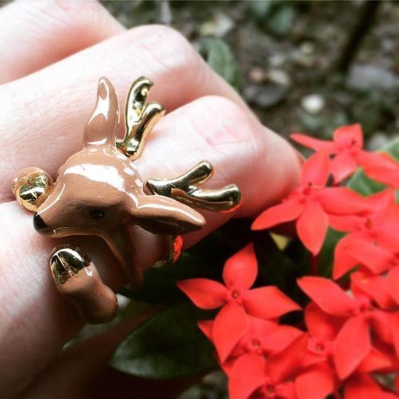 Mary Lou Deer Ring - MaryLouStore