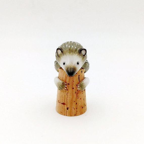 Mary Lou Grey Hedgehog Ring - MaryLouStore