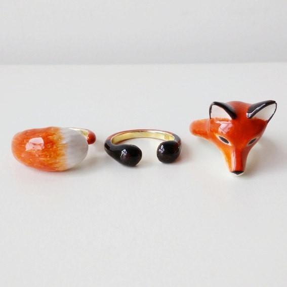 Mary Lou Orange Fox Ring - MaryLouStore