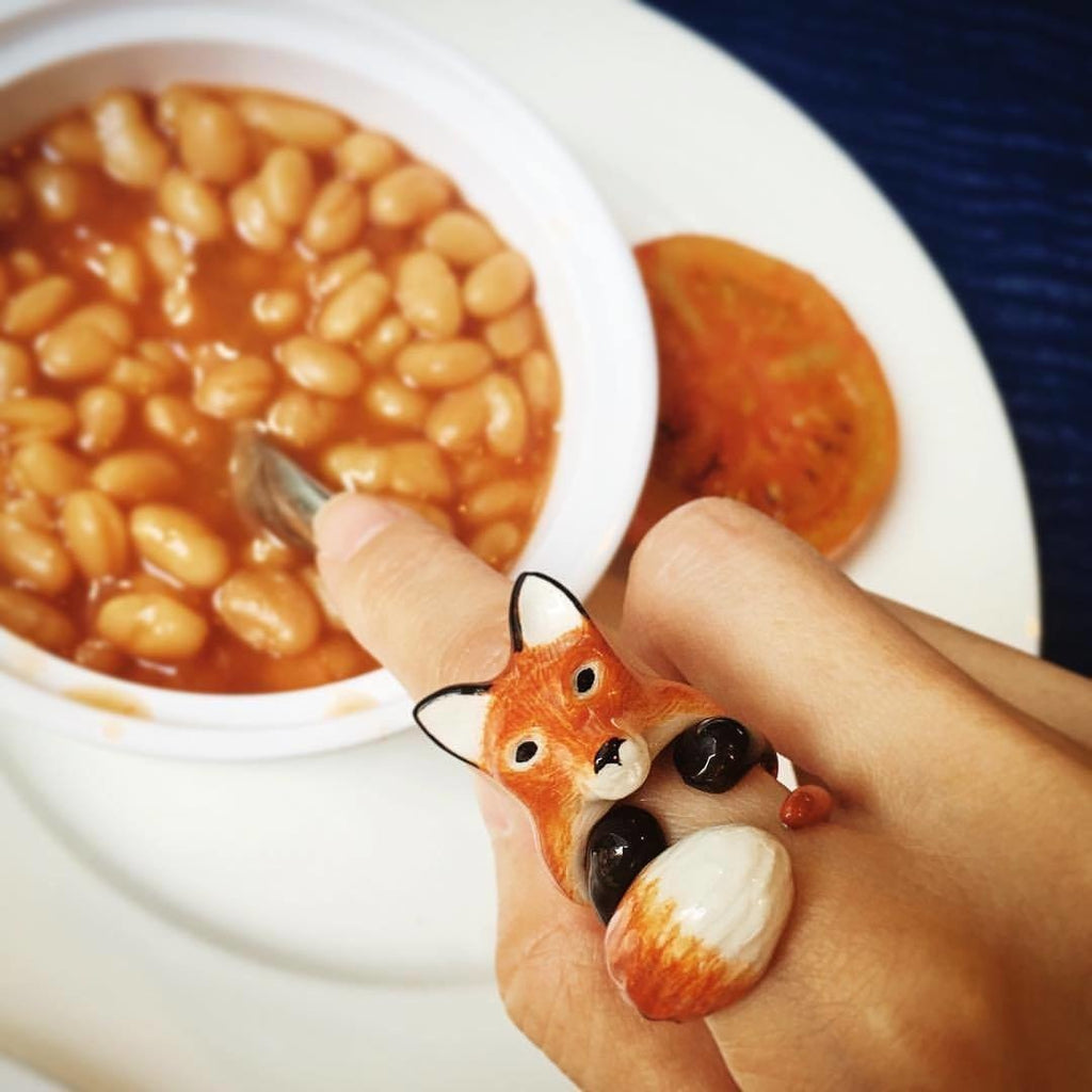 Mary Lou Orange Fox Ring - MaryLouStore