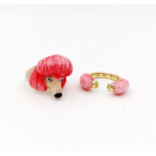 Mary Lou Pink Poodle Dog Ring - MaryLouStore