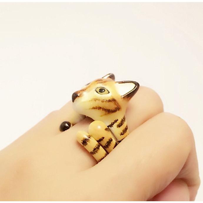 Mary Lou Tabby Cat Ring